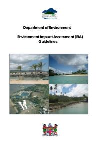 Fiji EIA Guidelines