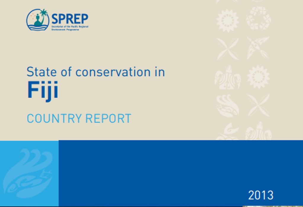 State of conservation in Fiji country report 2013