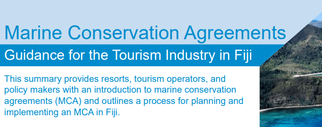 Marine Conservation Agreements Guidance for the Tourism Industry in Fiji